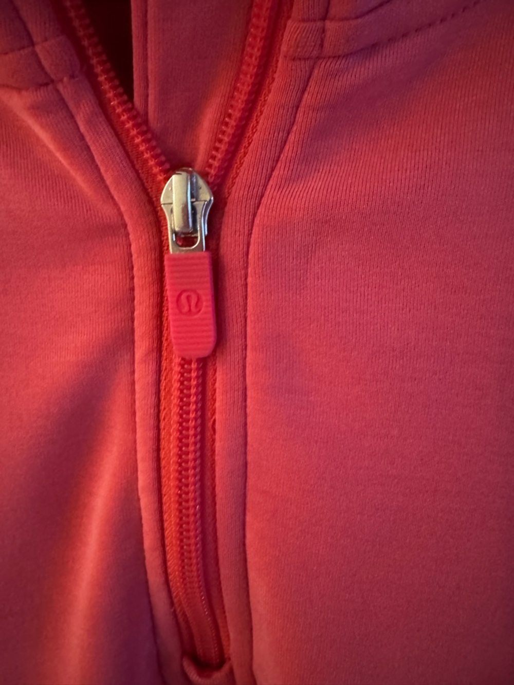 Red Quarter-Zip Sweatshirt - Picture 3 of 4